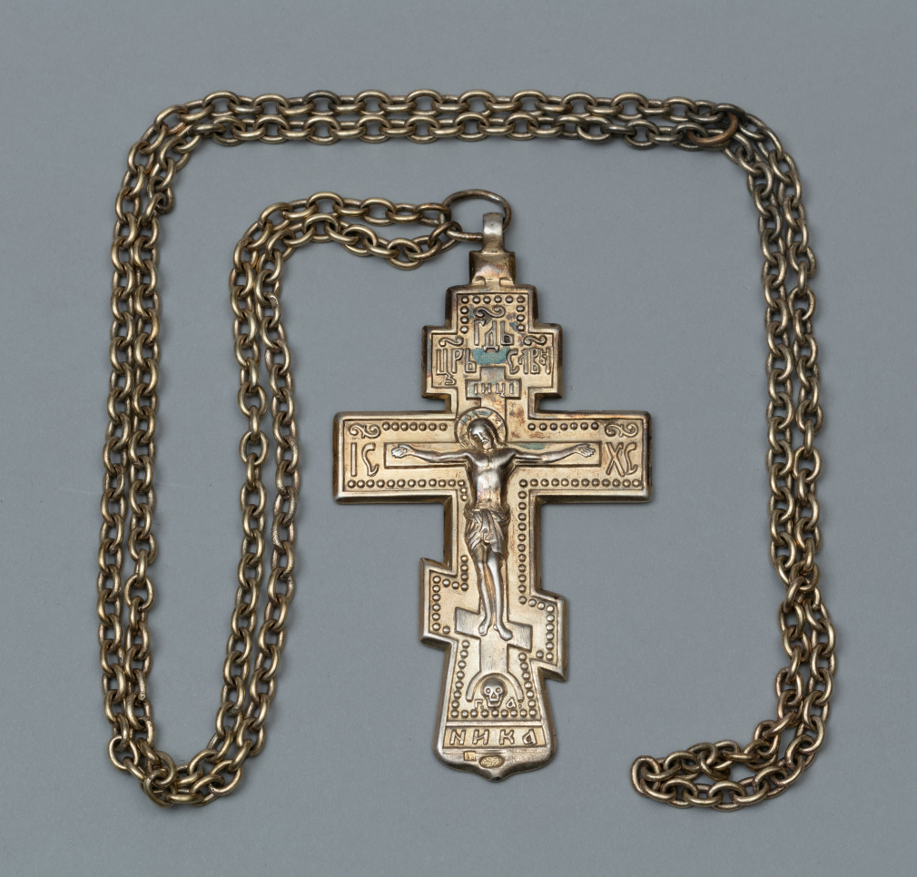Наперсный иерейский крест на цепи - фото - 3