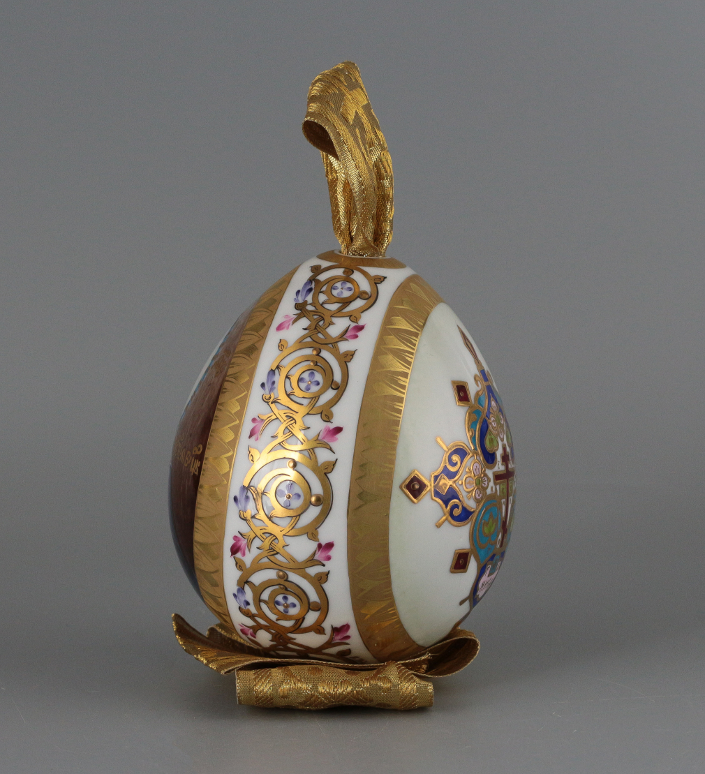 Декоративное пасхальное яйцо Богородица Умиление 00253/СФ-23